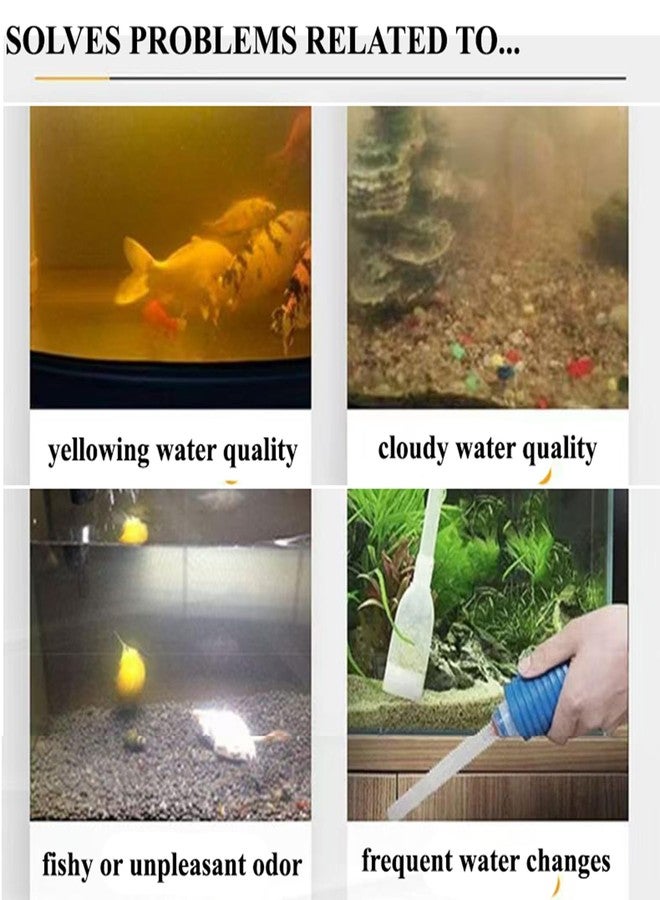 ZHIVEZEN Aquarium Filter Cube with Activated Carbon - 2 Pack Reusable 2" Filter Media for Betta Fish Bowls, Nano Tanks & Small Aquariums, Improves Water Quality & Clarity - Image 3